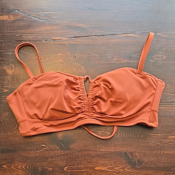 Shade & Shore Rust Bikini Top - Picture 1 of 4
